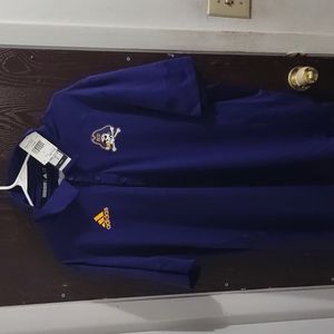 🔥ECU🔥Adidas🏴‍☠️🏀🏋🏿‍♀️🏈🏊‍♀️ 🟣dry-fit, water resistant polo shirt